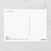 Pony op een show briefkaart (Achterkant)