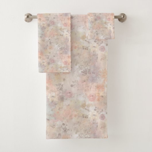 pony op een zachte achtergrond bad handdoek (Insitu)