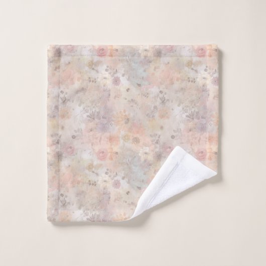 pony op een zachte achtergrond bad handdoek (Wasdoekje)