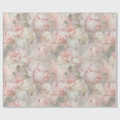 pony op een zachte achtergrond cadeaupapier (Vlak)