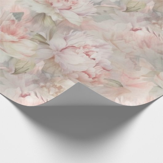 pony op een zachte achtergrond cadeaupapier (Hoek)