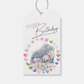 Pony Party Geschenkanhänger für Pferdemädchen Cadeaulabel (Voorkant)