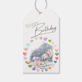 Pony Party Geschenkanhänger für Pferdemädchen Cadeaulabel