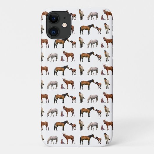 Pony Party iPhone 11 Hoesje (kies kleur) (Achterkant)
