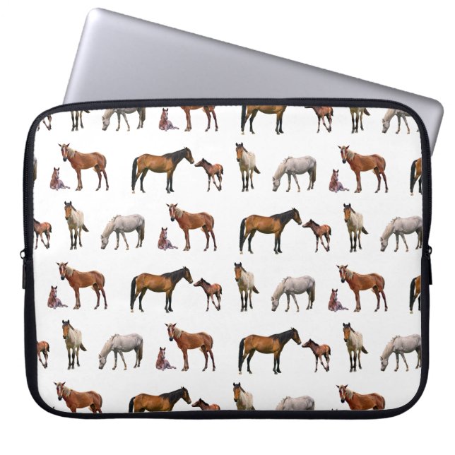 Pony Party Laptop Hoes (kies kleur) (Voorkant)