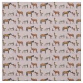 Pony Party Stof (Stoffig Roze) (Swatch)