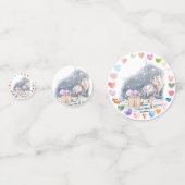 Pony Party Tischkonfetti für Pferdemädchen Confetti (Voorkanten)