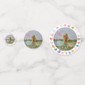 Pony Party Tischkonfetti, Pferdemädchen Geschenk Confetti (Voorkanten)