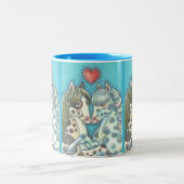 Pony Passion HORSE MOK 2 Tone Lite Blue *Aanpassen (Center)