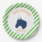 Pony persoonlijk papier Bord groen (Voorkant)