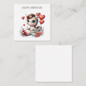 Pony Piloot Verjaardag Informatiekaartje (Voorkant / Achterkant)