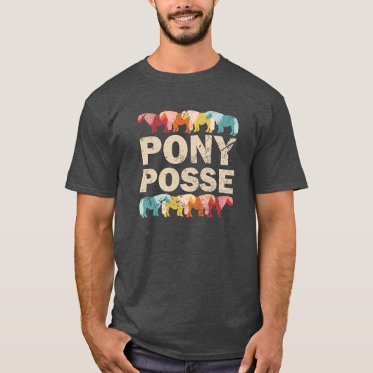 Pony Posse | Grappig  paard T-shirt (Voorkant)