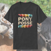 Pony Posse | Grappig  paard T-shirt