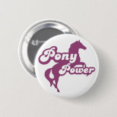 Pony Power Ronde Button 5,7 Cm (Voorkant /achterkant)