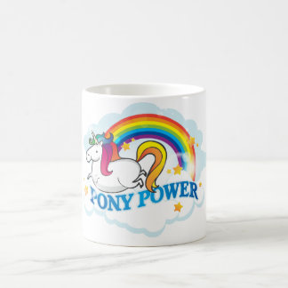 Pony Power Unicorn-Mok Koffiemok