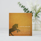 PONY PRAYER 5.25 x 5.25 card Kaart (Staand voorkant)