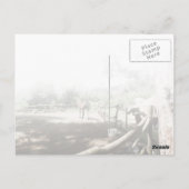 pony-profiel briefkaart (Achterkant)