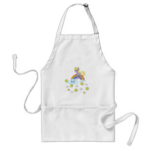 Pony Rainbow Happy Clouds Kitchen Schort