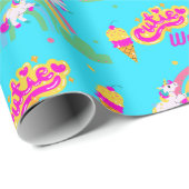 pony, regenboogpatroon cadeaupapier (Rol Hoek)