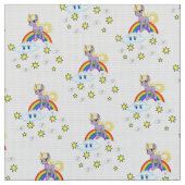 Pony regenboogwolken stof (Close Up)