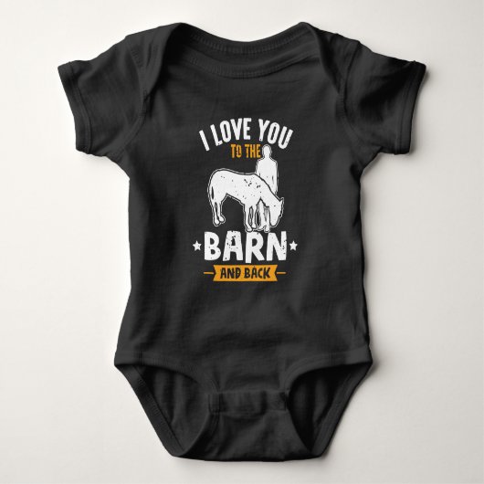 Pony rider Gift voor ruiterliefhebbers Romper (Voorkant)