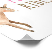 Pony Rides Farm Animals Barnyard Girl Birthday Poster (Hoek)