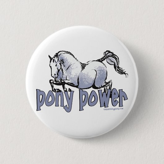 Pony Ronde Button 5,7 Cm (Voorkant)