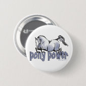 Pony Ronde Button 5,7 Cm (Voorkant /achterkant)