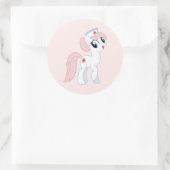 Pony Ronde Sticker (Tas)