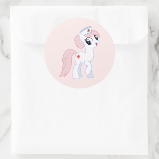 Pony Ronde Sticker (Tas)