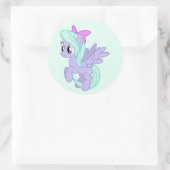 Pony Ronde Sticker (Tas)