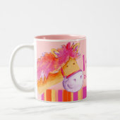 Pony roze kampioen paardenrenner noemt mok meisjes (Links)