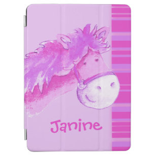 Pony roze paarse meisjes genaamd ipad smart cover iPad air cover