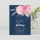 Pony roze zilverglitter marinesulfond bruin bruilo kaart (Staand voorkant)