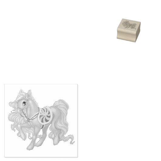 Pony Rubber Stamp Rubberstempel (Gestempeld)