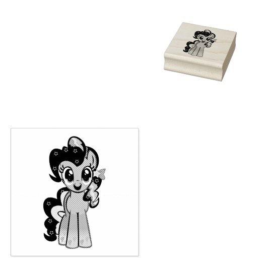 Pony Rubberstempel (Gestempeld)