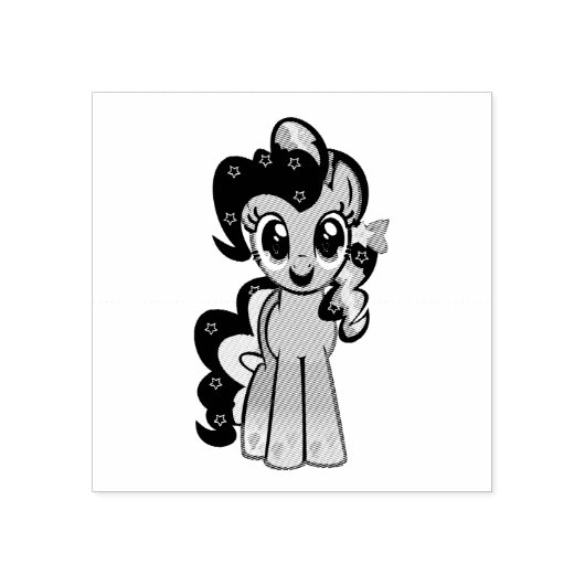 Pony Rubberstempel (Afrduk)