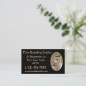 Pony Sample1 Visitekaartje (Staand voorkant)