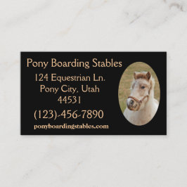 Pony Sample1 Visitekaartje