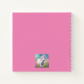 Pony Schattige Paard Gepersonaliseerde meisjesnaam Notitieboek (Achterkant)