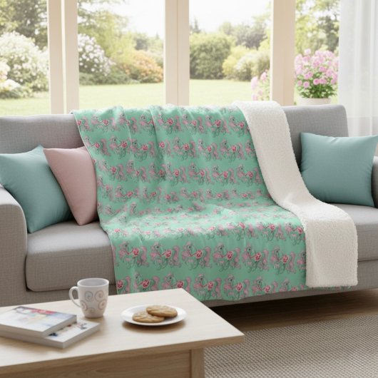 Pony Sherpa Blanket Deken