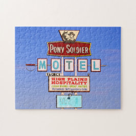 Pony Soldier Motel Sign, Route 66, Tucumcari, N.M. Legpuzzel