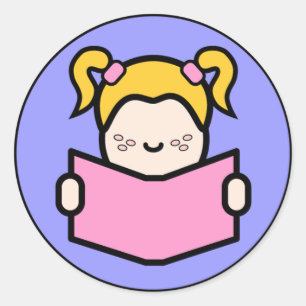 Pony-staartlezer Ronde Sticker
