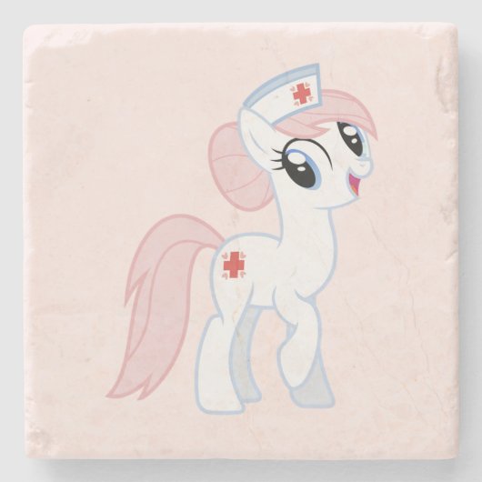 Pony Stone Coaster Stenen Onderzetter (Voorkant)