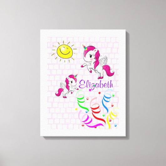 Pony Sun met verrekend Canvas afdrukken (Voorkant)