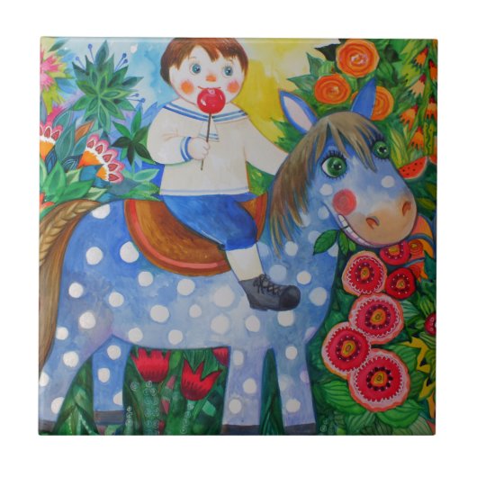 pony tegeltje (Voorkant)