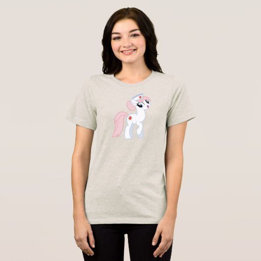Pony Tri-Blend Shirt (Voorkant volledig)