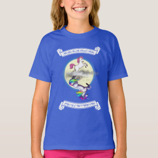 Pony/Unicorn "Hoe zie je me" Meisjes T-Shirt
