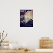 Pony van Amerika in de Stall Poster (Keuken)