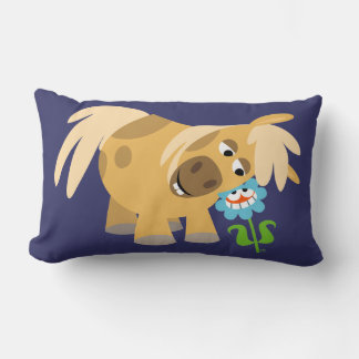 Pony van de Cartoon van de aanbesteding en ventila Kussen